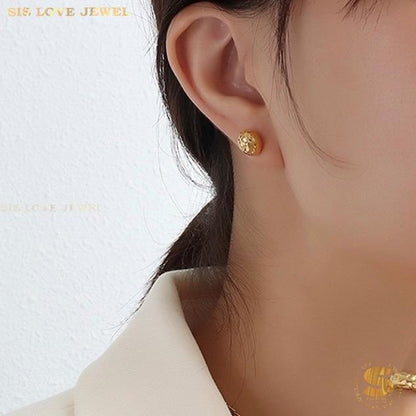 Sparkling Pave Huggie Hoops Earrings S023