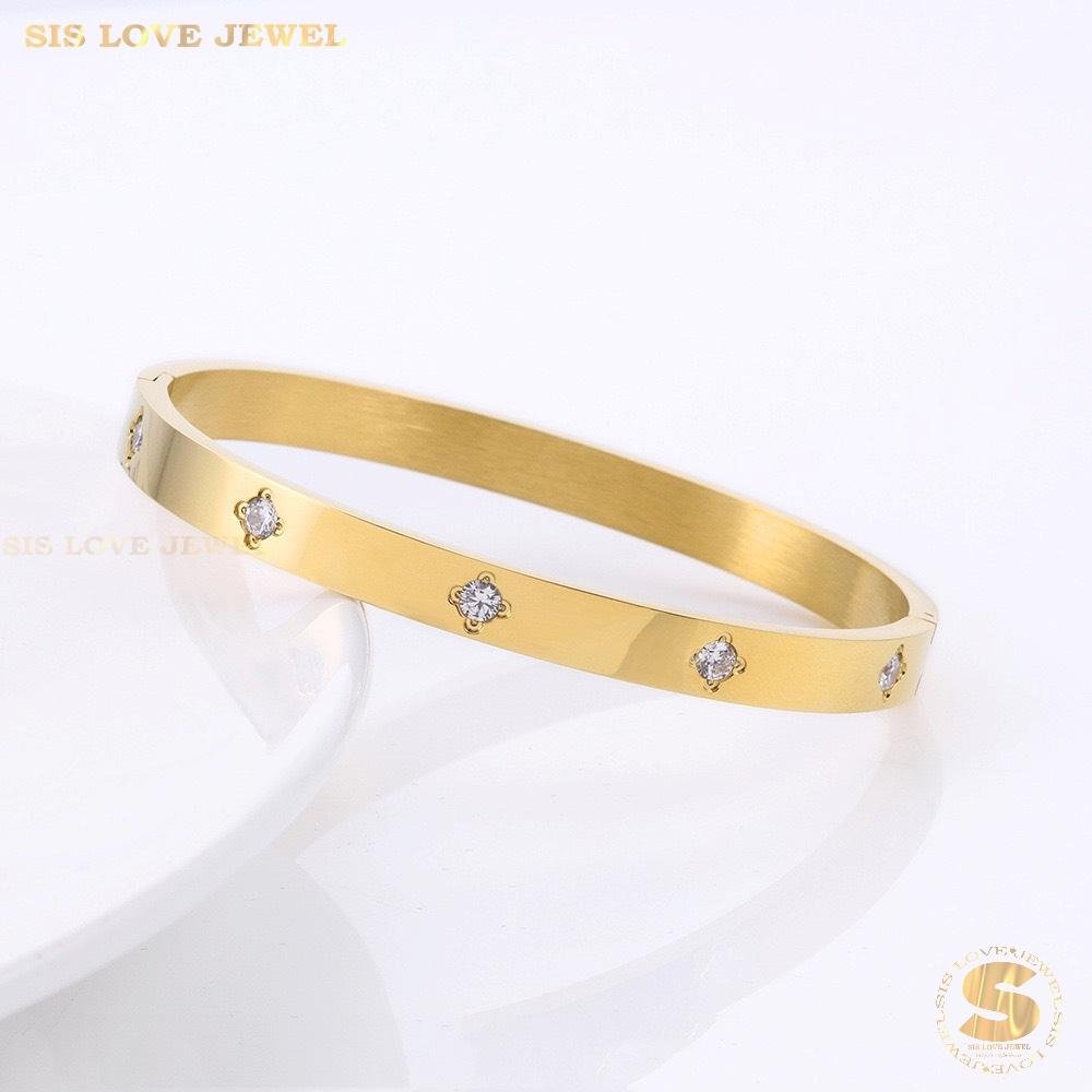 Starlight Zirconia Bangle H103