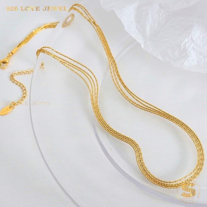 The Serene Circle Necklace N089